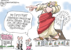 MORMON SEER STONE by Pat Bagley