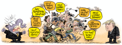  TRUMP, THE MEDIA, AND REPUBLICANS by Daryl Cagle