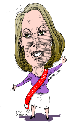 CARLY FIORINA REPUBLICANA by Arcadio Esquivel