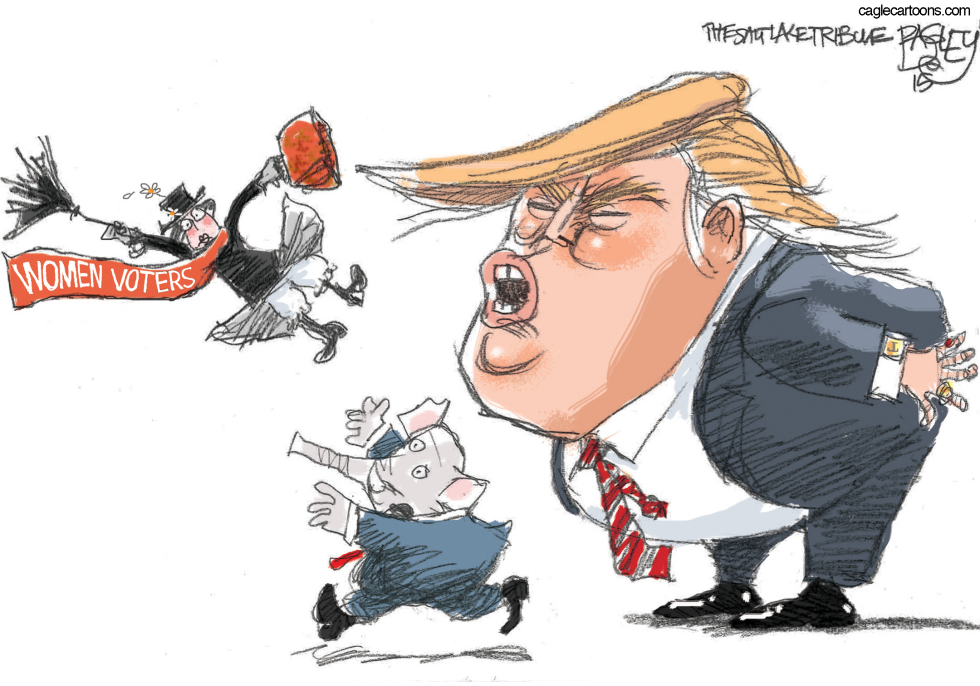  TRUMP AND WOMEN by Pat Bagley