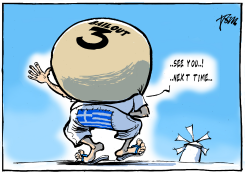 THIRD GREECE BAILOUT by Tom Janssen