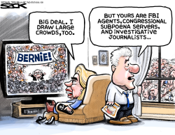 HILLARY'S FOLLOWING by Steve Sack