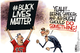 BLACK LIVES MATTER by Rick McKee