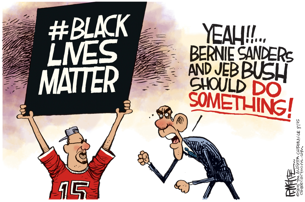  BLACK LIVES MATTER by Rick McKee