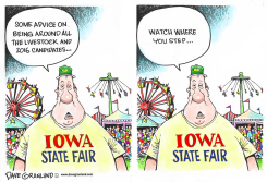 IOWA STATE FAIR AND 2016 POLITICS by Dave Granlund