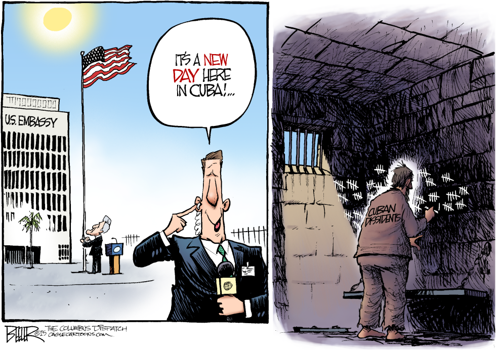  CUBAN EMBASSY by Nate Beeler