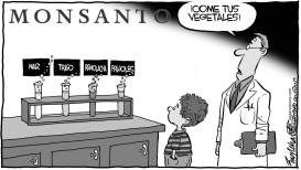 OGMS DE MONSANTO by Bob Englehart