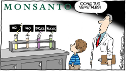 OGMS DE MONSANTO  by Bob Englehart