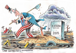 HURRICANE KATRINA ANNIVERSARY by Dave Granlund