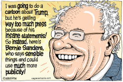 BUZZ FOR BERNIE SANDERS by Wolverton