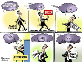 GREECE UNCERTAINTY by Paresh Nath