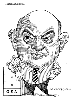 JOSé MIGUEL INSULZA OEA by Arcadio Esquivel