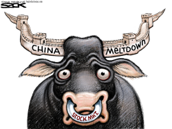 CHINA BULL by Steve Sack