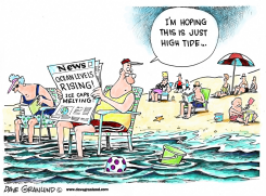 RISING OCEANS by Dave Granlund