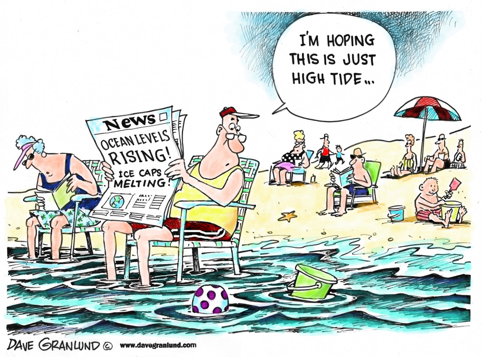  RISING OCEANS by Dave Granlund