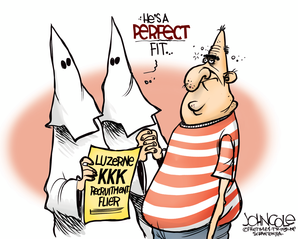  LOCAL PA  LUZERNE CO KKK RECRUITMENT by John Cole