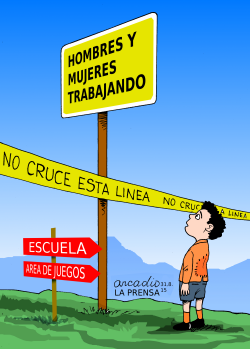 NO MáS TRABAJO INFANTIL by Arcadio Esquivel