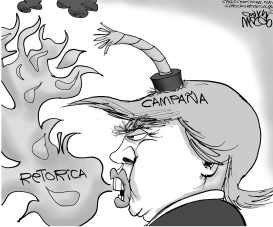 TRUMP AUTO-IMPLOSIONA by Gary McCoy