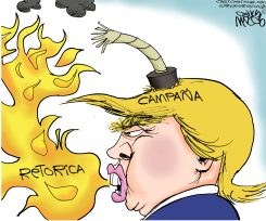 TRUMP AUTO-IMPLOSIONA  by Gary McCoy