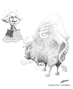 DOLLAR VS EURO by Antonio Neri Licón