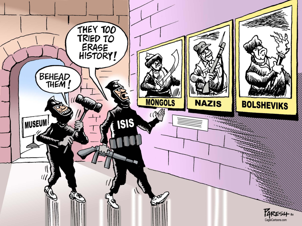  ISIS DESTROYS HISTORY by Paresh Nath