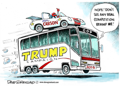 TRUMP AND BEN CARSON POLLS by Dave Granlund