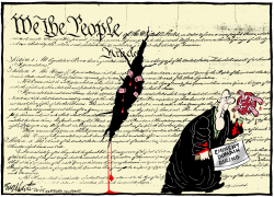 SCREWED BY SCOTUS by Bob Englehart