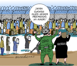 HIJOS DE LA GUERRA by Arcadio Esquivel