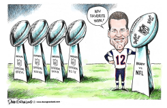 BRADY WINS DEFLATEGATE CASE by Dave Granlund