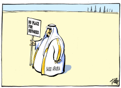 SAUDI ARABIA AND REFUGEES by Tom Janssen