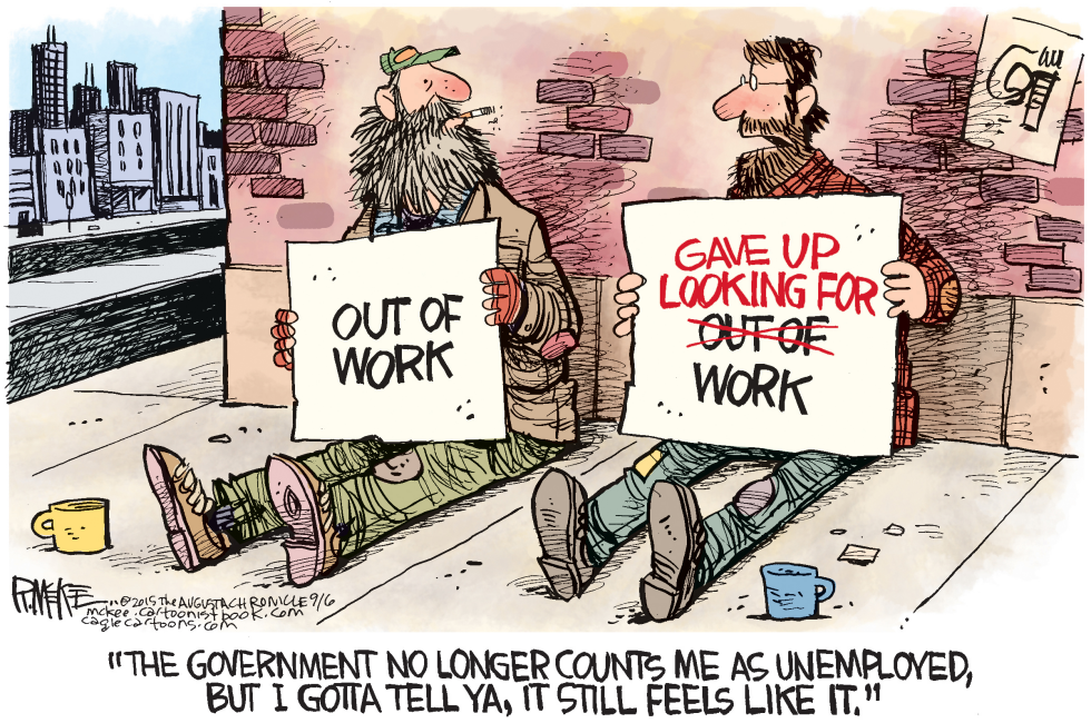  UNEMPLOYMENT by Rick McKee