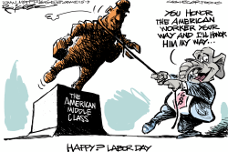 LABOR DAY by Milt Priggee