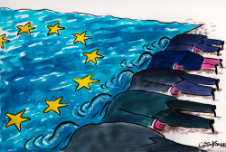 CUMBRE EUROPEA SOBRE MIGRACION by Christo Komarnitski