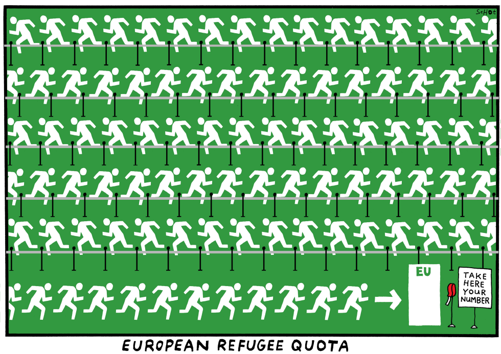  REFUGEE QUOTA by Schot