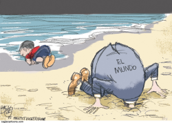 NAUFRAGIO DE INMIGRACION  by Pat Bagley