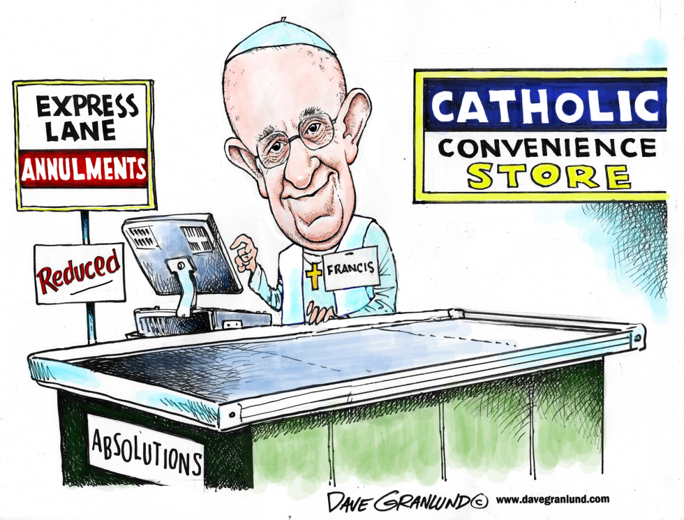  POPE AND ANNULMENTS by Dave Granlund