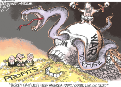 CHENEY'S PASSION  by Pat Bagley