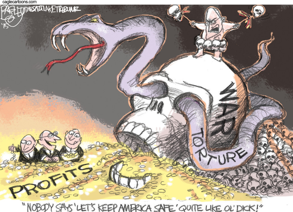  CHENEY'S PASSION  by Pat Bagley