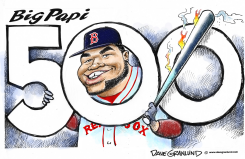 BIG PAPI 500TH HOMER by Dave Granlund