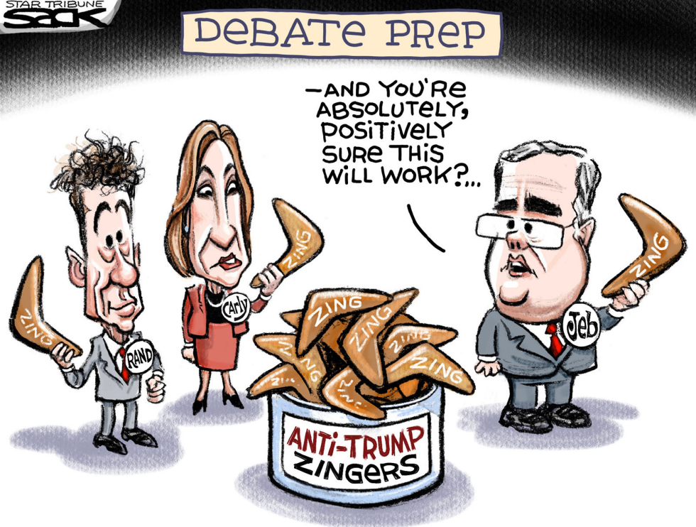  DEBATE PREP  by Steve Sack