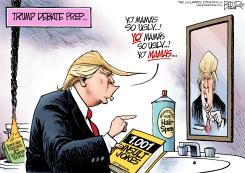 DEBATING DONALD by Nate Beeler