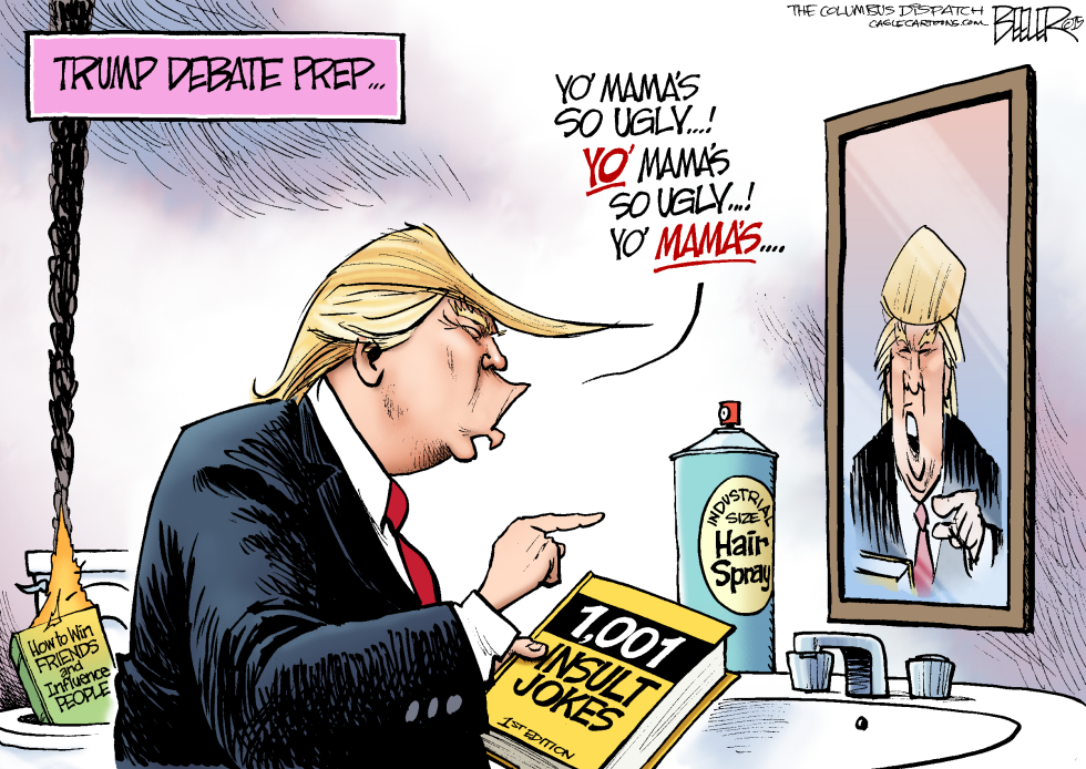  DEBATING DONALD by Nate Beeler