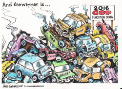 GOP DEBATES WINNERS AND LOSERS by Dave Granlund