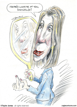 CAMPAIGN SKETCHBOOK - CARLY FIORINA  by Taylor Jones