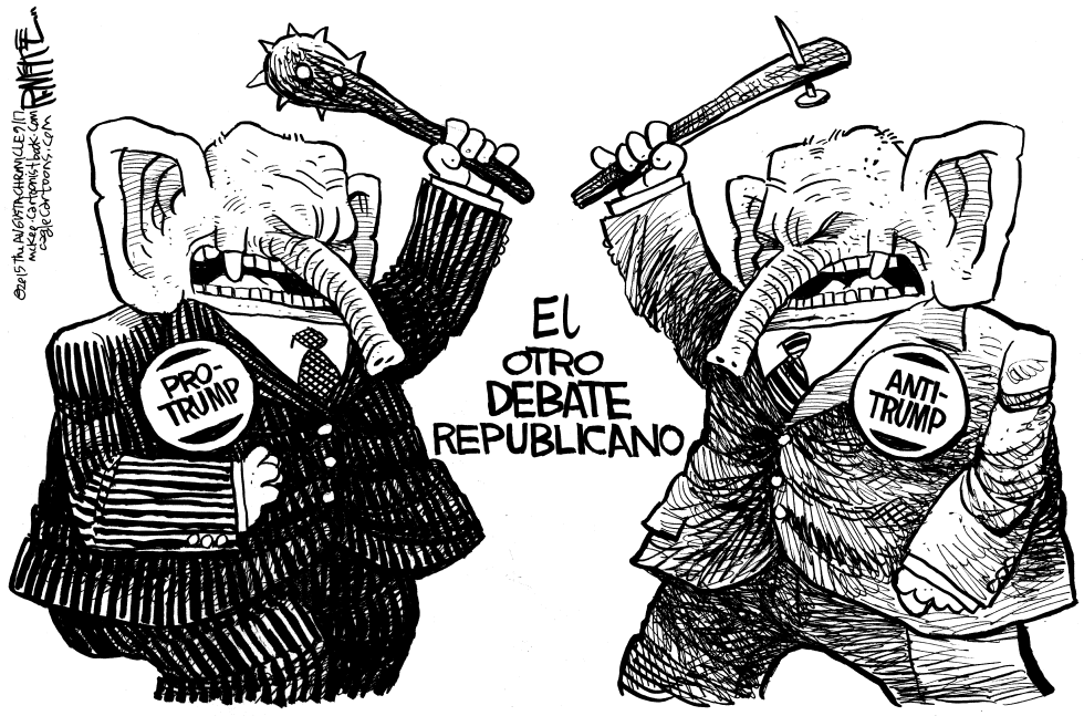  OTRO DEBATE DEL GOP by Rick McKee