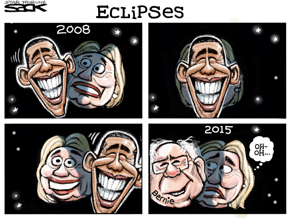  HILLARY ECLIPSADA  by Steve Sack