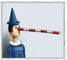 OPEN BORDER PINOCCHIO by Joep Bertrams