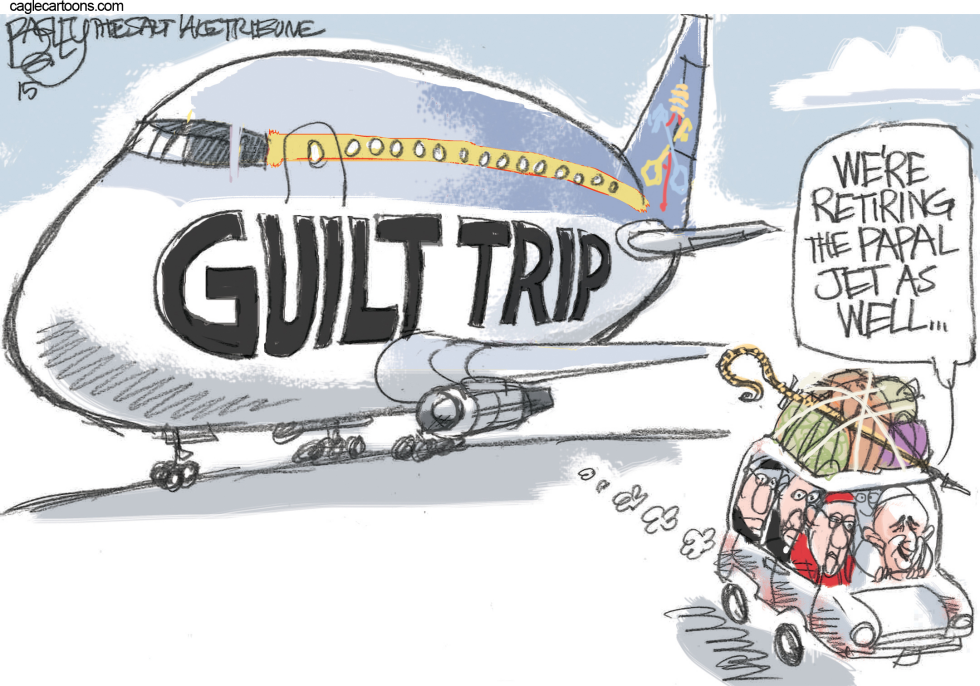  PAPAL TRIP by Pat Bagley