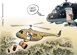 RUSSIAN REINFORCEMENTS IN SYRIA	 by Patrick Chappatte