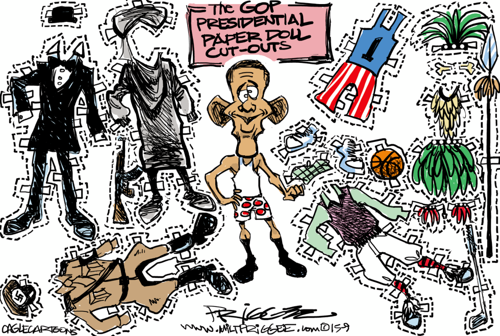  MUSLIM OBAMA by Milt Priggee